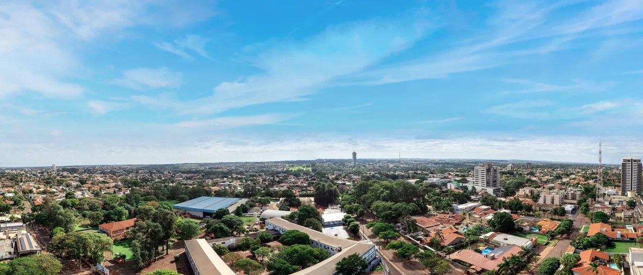 Vista panorâmica de Dourados a partir do Legacy
