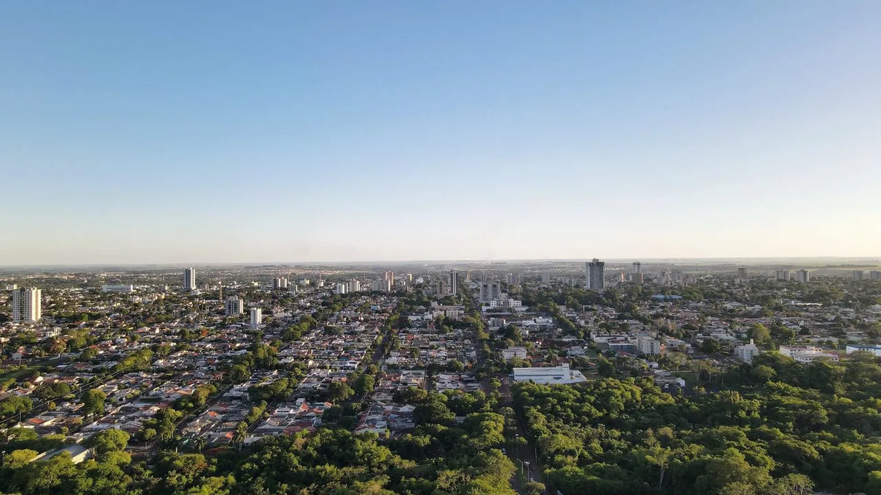 Vista panorâmica do Manhattan Studios em Dourados