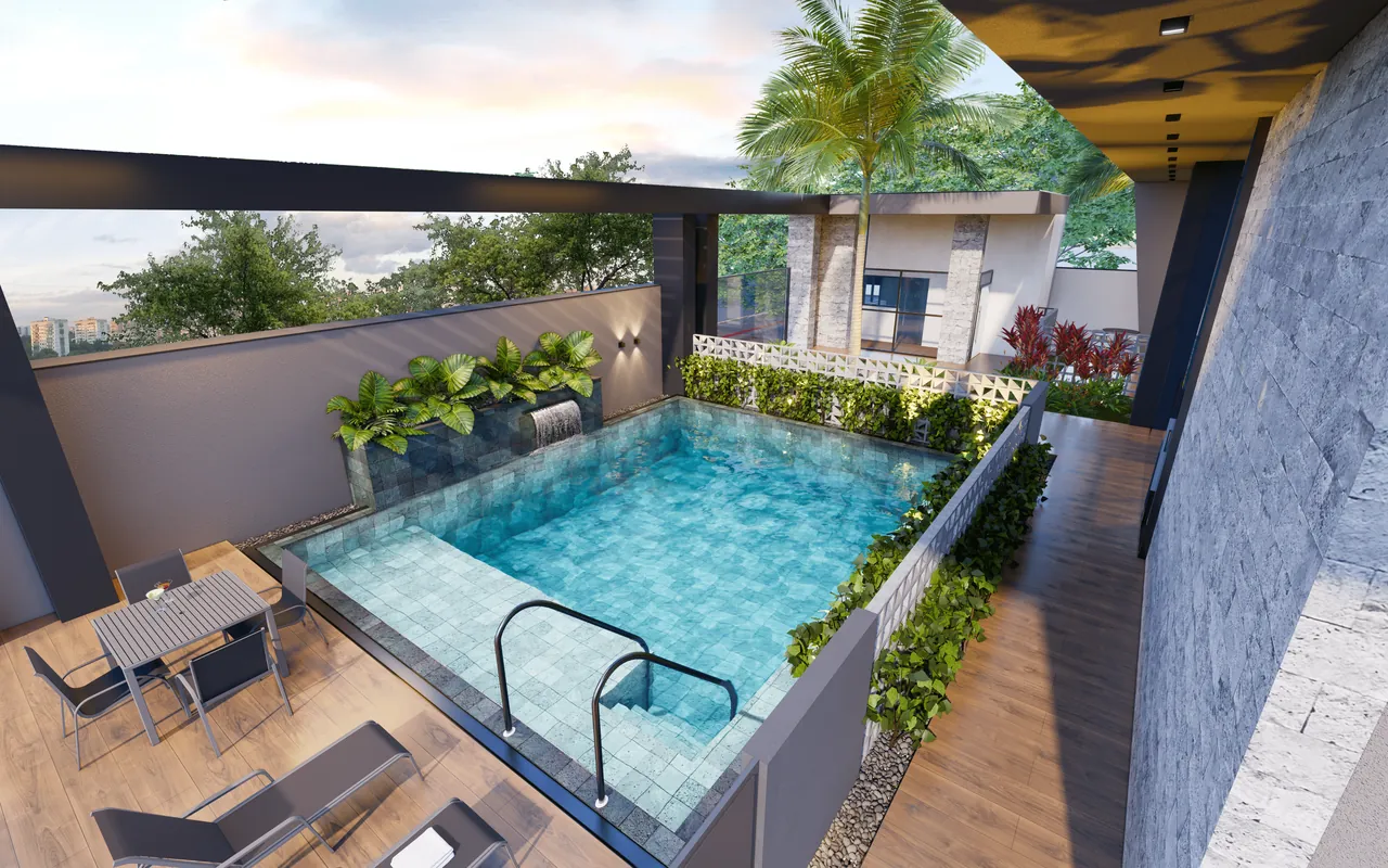 Piscina do Phenom Residence