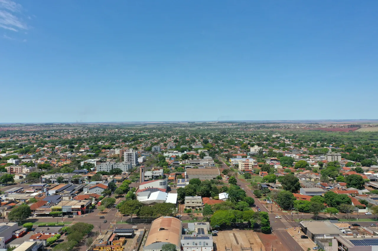 Vista panorâmica de Dourados a partir do Phenom