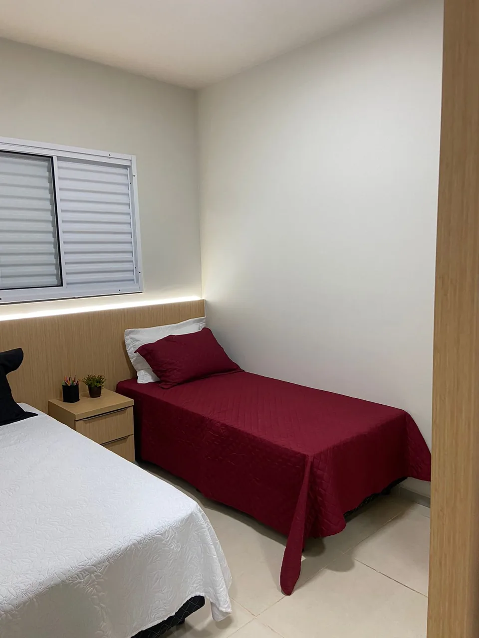Quarto da casa decorada do Residencial Portal do Sol