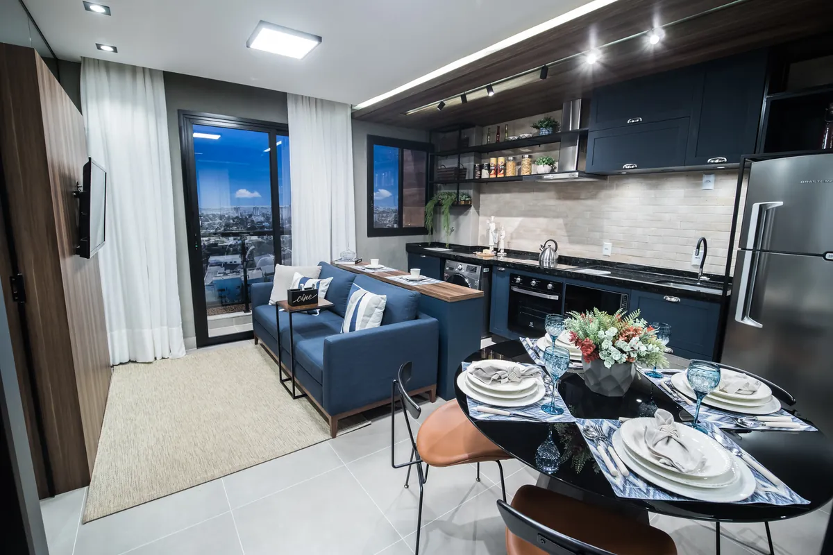 Apartamento decorado do Sunset - ambiente 1