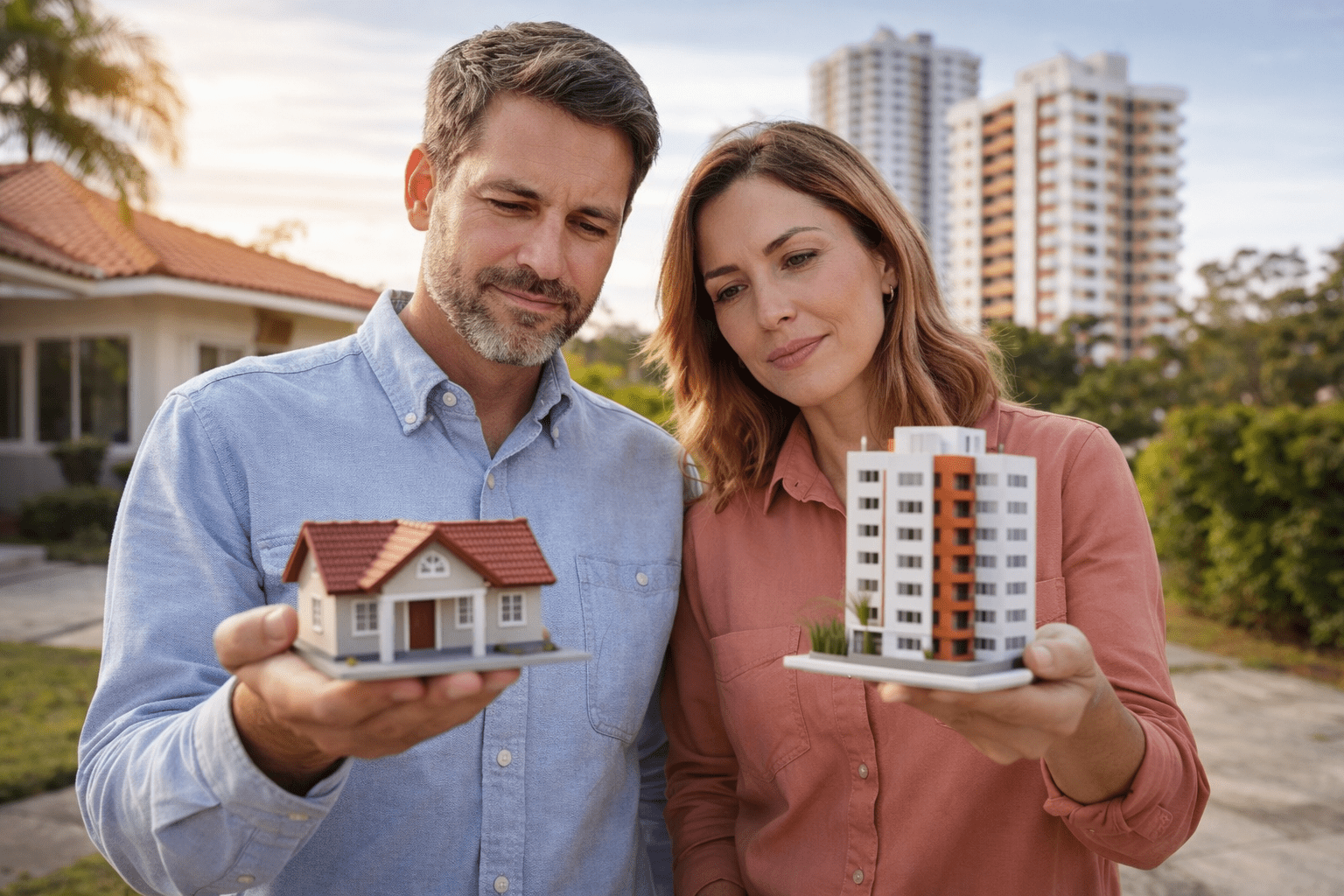 Casa ou apartamento em Dourados comparação para compra